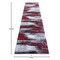 Flash Furniture Red 2' x 10' Abstract Design Accent Area Rug ACD-RGTRZ863-210-RD-GG - alternate 2